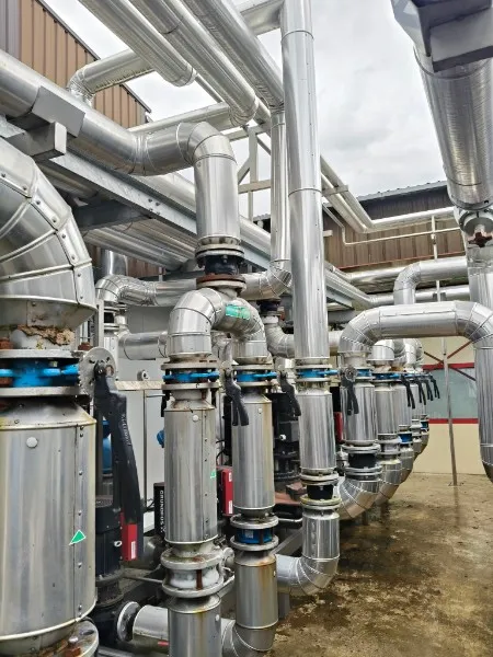 Tuyauterie inox en environnement industriel